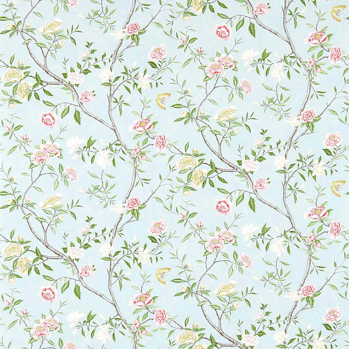 Обои Zoffany Woodville Papers Nostell Priory Sky/Pink 311421